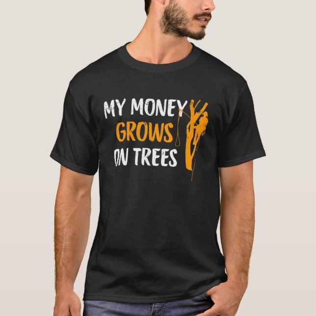 Camiseta Arborist Tree Climber Logger Lumberjack For Men (Frente)