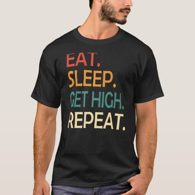 Camiseta Arborist Tree Cutter Come Sleep High Get Repete Lu (Frente)