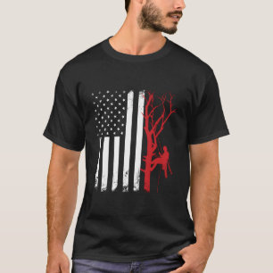 Camiseta Arborista Bandeira Americana da América Cirurgião