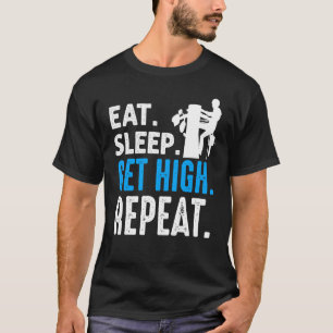 Camiseta Arborista Coma Sono Adquira Alta Repetição Lumberj