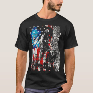 Camiseta Arborista de Bandeira norte-americano do Clima Men