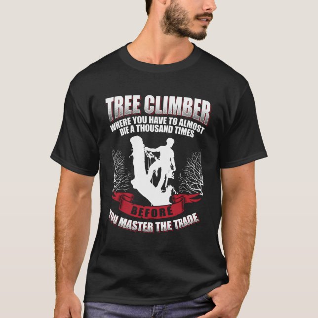 Camiseta Arborista de Treine Climber (Frente)