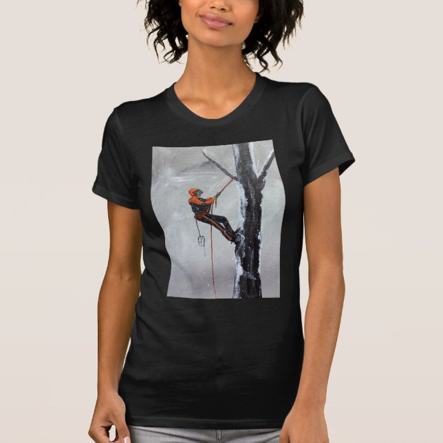 Camiseta Arborista Long Haul Husqvarna (Frente)