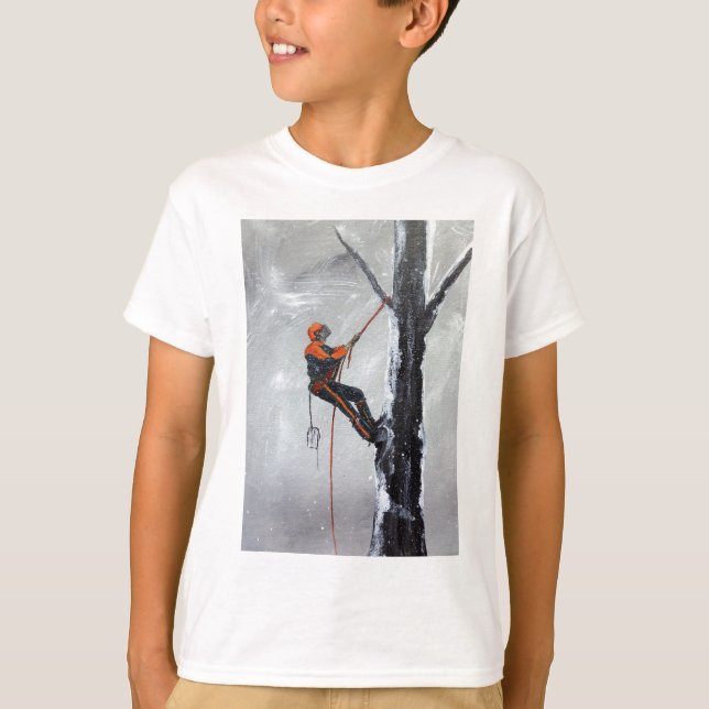 Camiseta Arborista Long Haul Husqvarna (Frente)