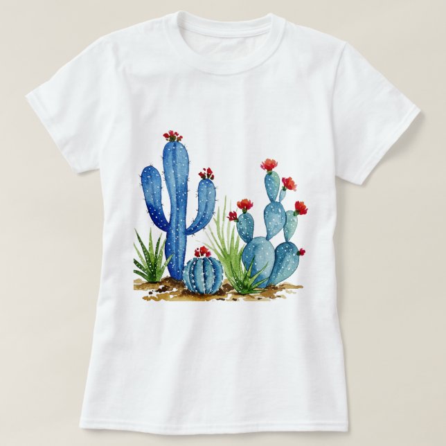 Camiseta arbusto espinhoso (Frente do Design)