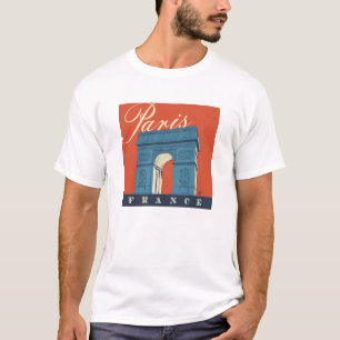 Camiseta Arc de Triomphe   Paris, França