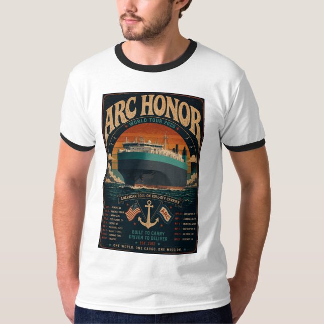 Camiseta ARC Honor World Tour 2026 (Frente)