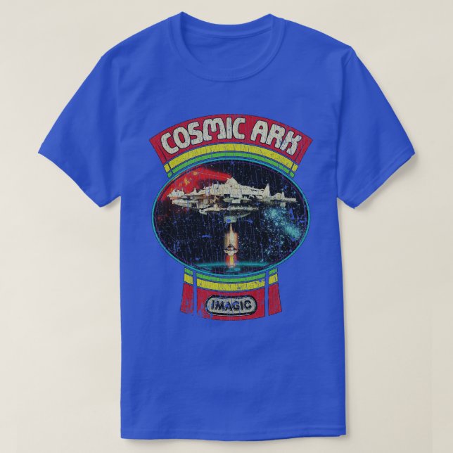 Camiseta Arca Cósmica 1982 (Frente do Design)