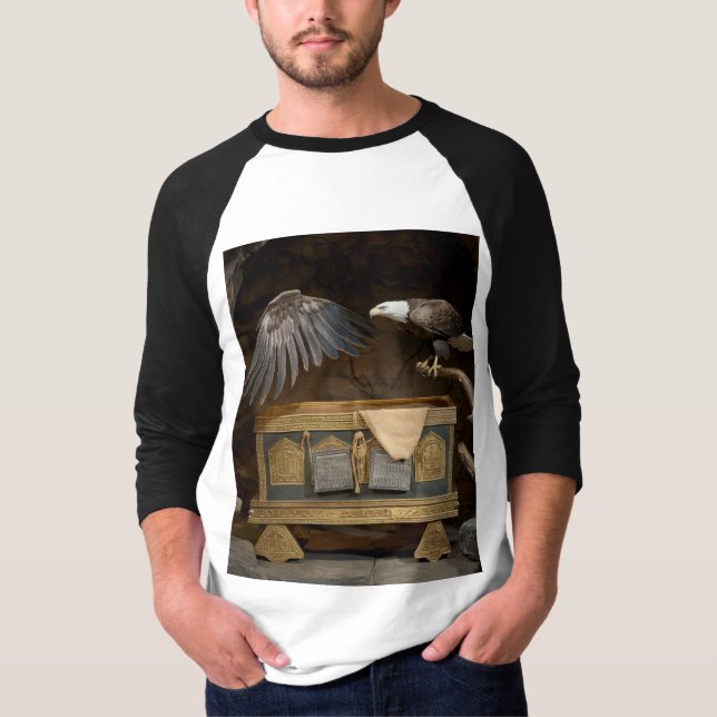 Camiseta "Arca da Camisa-T - Águia mística (Frente)