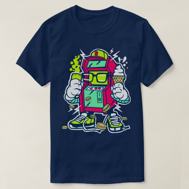 Camiseta Arcade Boy (Frente do Design)