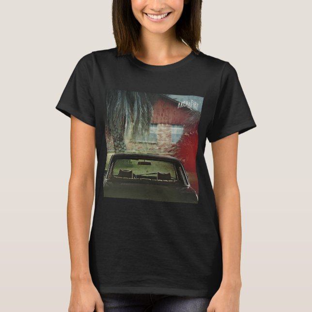 Camiseta Arcade Fire The Suburbs Clássico (Frente)