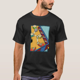 Camiseta Arcade Game Vintage Pinball Machine 1