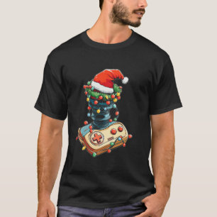 Camiseta Arcade Joystick 80s Retro Videos games Ha Natal
