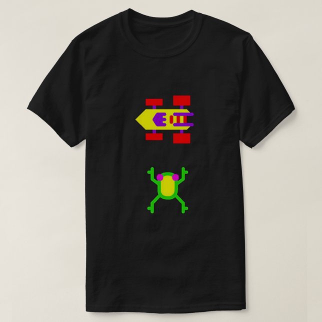 Camiseta Arcade Love - Frogger (Frente do Design)