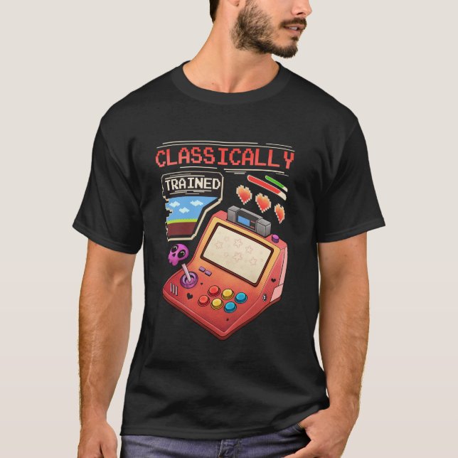 Camiseta Arcade Retro-Arcade Arcade Arcade Pixel Classic (Frente)