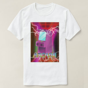 Camiseta Arcade retrô dos anos 80