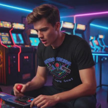 Arcade Retro dos Anos 80 Personalizável para Gamer