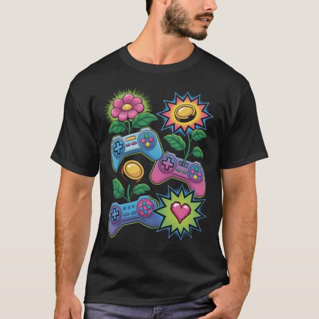 Camiseta Arcade Wild Bloom (Frente)