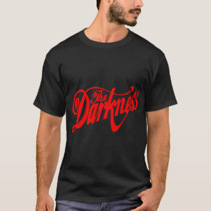 Camiseta Arcana com Texto Vermelho Rock
