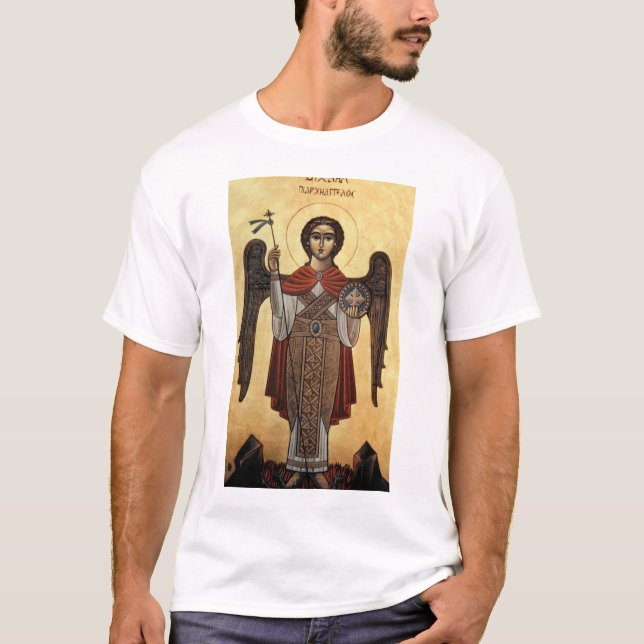 Camiseta Arcanjo Michael do ícone (Frente)