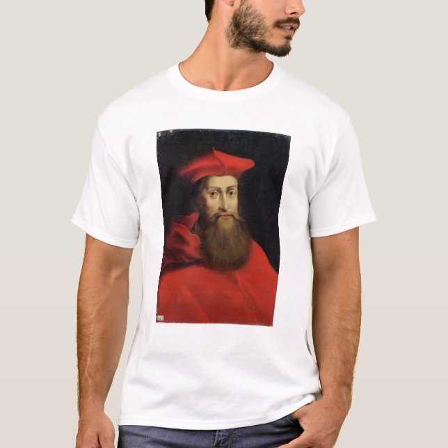 Camiseta Arcebispo cardinal de Reginald Pólo de Canterbury (Frente)