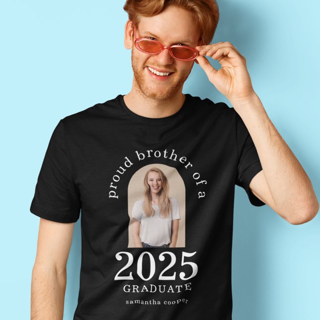 Camiseta Arch Photo Proud Brother do Formando 2023 (Criador carregado)