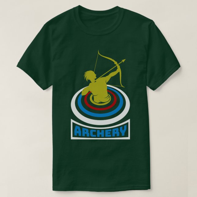 Camiseta Arch Sport Archer Archery Seta E Arco 34 (Frente do Design)