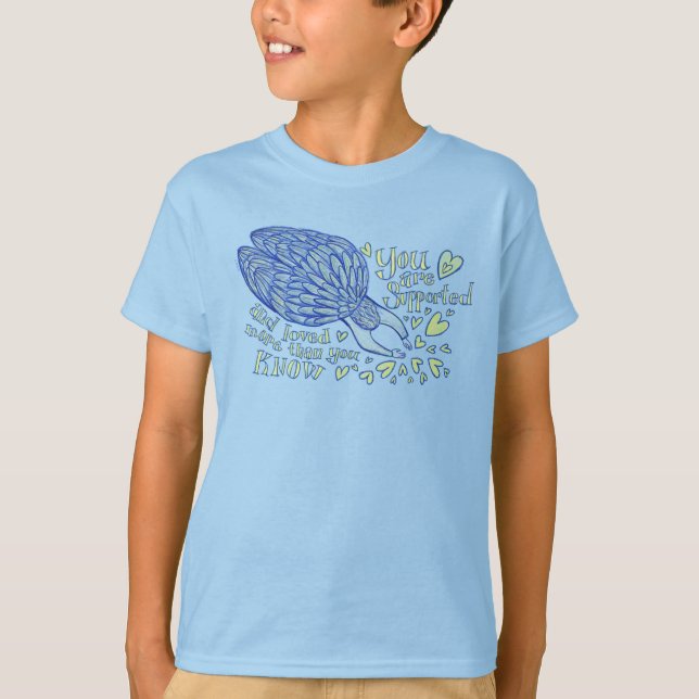 Camiseta Archangel Michael Love & Support Custom T-Shirt (Frente)