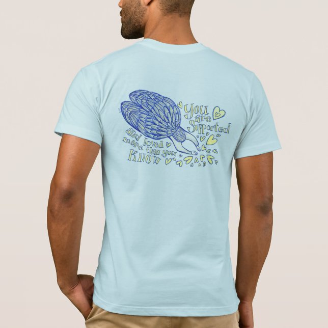 Camiseta Archangel Michael Love & Support Custom T-Shirts (Verso)