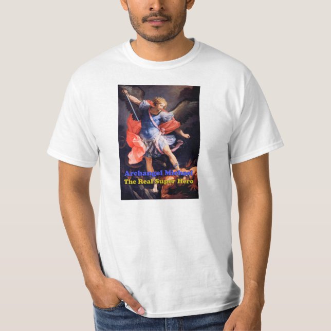 Camiseta Archangel Michael, o Super Herói Real (Frente)