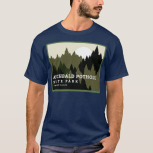 Camiseta Archbald Pothole State Park Pensilvânia Forest Su