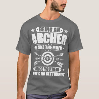 Camiseta Archer Archery Arco caçando Arco de seta Bowman