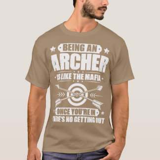 Camiseta Archer Archery Arco caçando Arco de seta Bowman