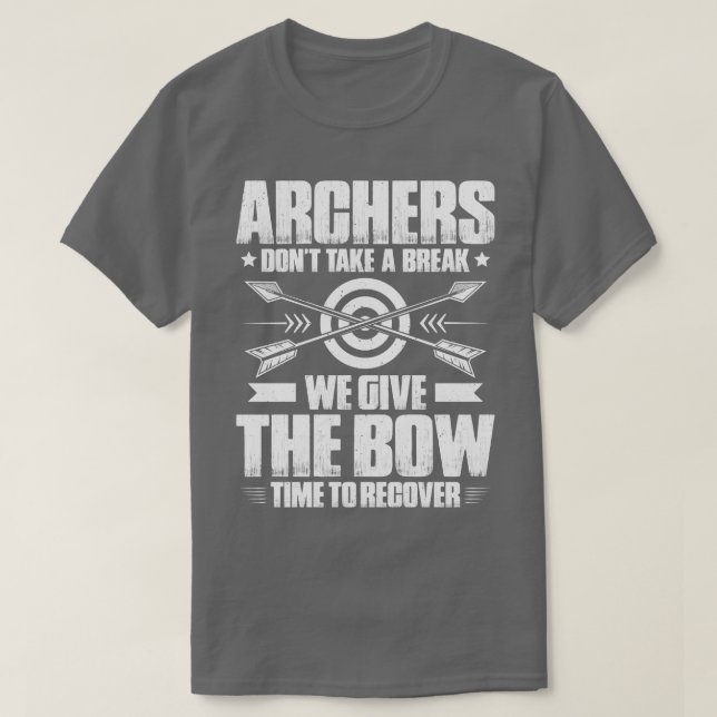 Camiseta Archer Archery Arco caçando Arco de seta Bowman (Frente do Design)
