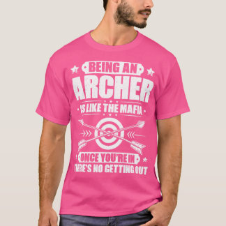 Camiseta Archer Archery Arco caçando Arco de seta Bowman