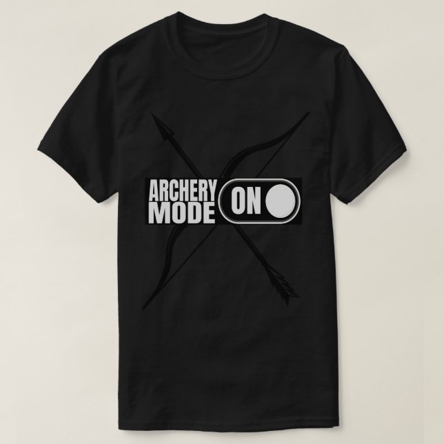 Camiseta Archer Archery Mode em (Frente do Design)