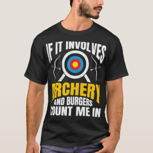 Camiseta Archer Arrow Arco caçador de esportes Arqueria de