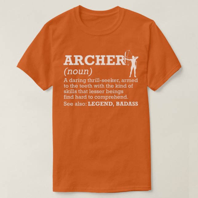 Camiseta Archer Definition Archer (Frente do Design)