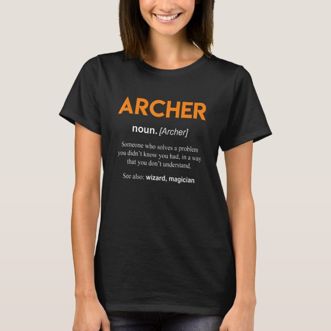 Camiseta Archer Definition Archery 1 (Frente)