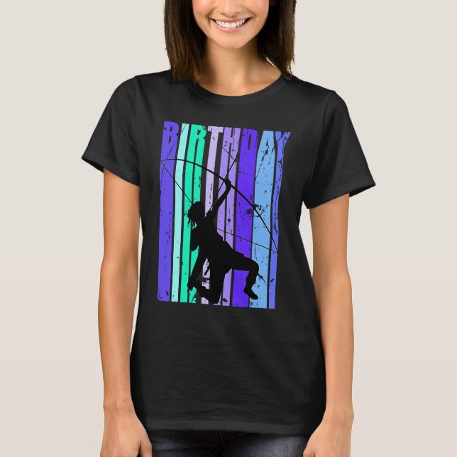 Camiseta Archer Girls Archery Daughter Queen Teenagers Purp (Frente)