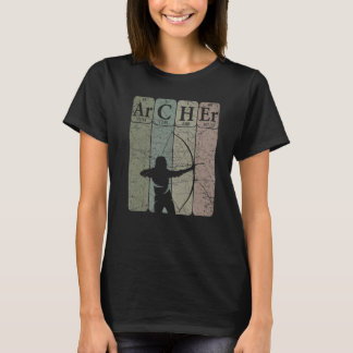 Camiseta Archer Periodic Table Elements Bow Hunting Archery