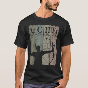 Camiseta Archer Periódico Mesa Elements Arco Hunting Archer