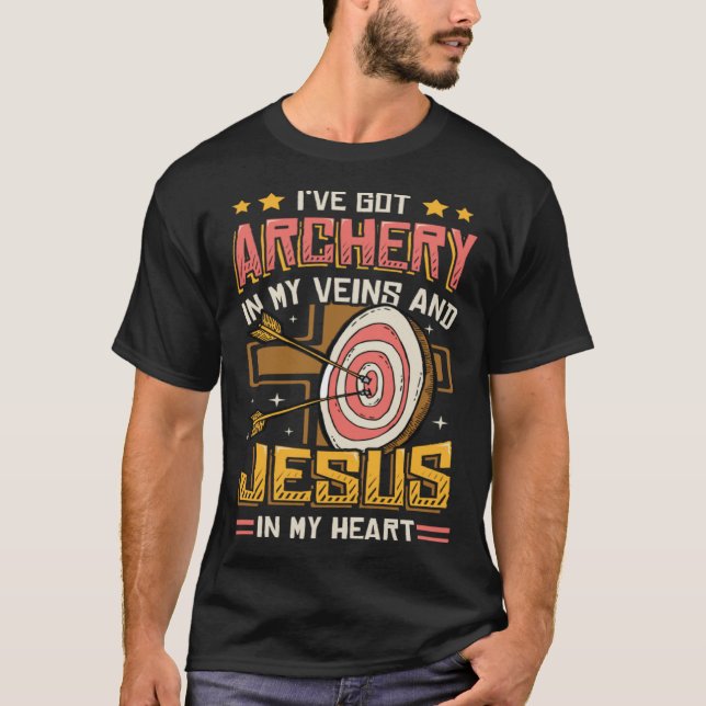 Camiseta Archer Religioso Bowman Archery (Frente)