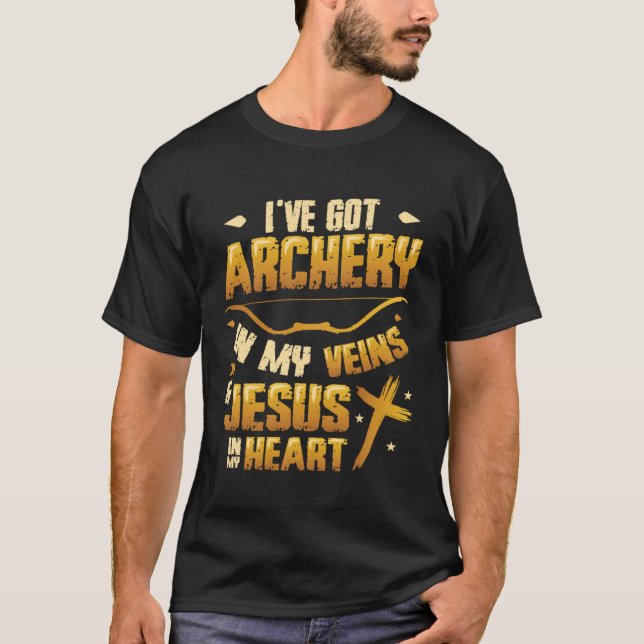 Camiseta Archer Religioso Bowman Archery 1 (Frente)