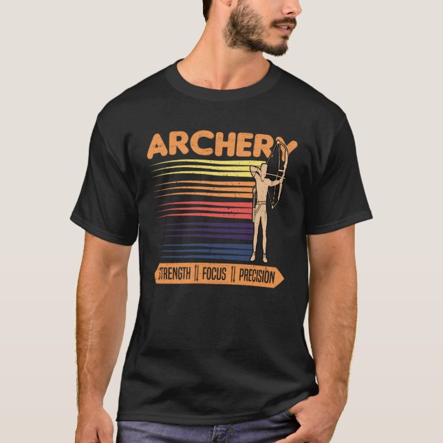 Camiseta Archer strenght focus precision (Frente)