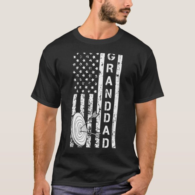 Camiseta Archer U Flag Arco Arrow Bowman Archery Gr (Frente)