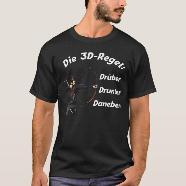 Camiseta Archery 3D Rule Archers (Frente)