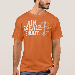Camiseta Archery Aim Ehale Shoot Arco caçando arqueiro