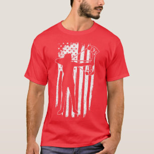 Camiseta Archery Archer American Flag