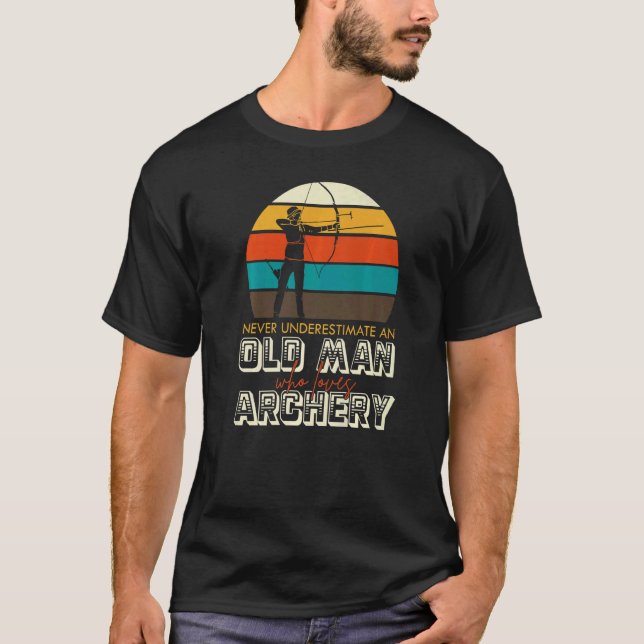 Camiseta Archery Archer Arco caçando diversão 1 (Frente)